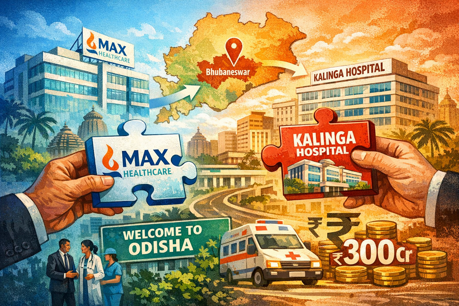 Max Healthcare Acquires Controlling Stake in Kalinga Hospital, Enters Odisha