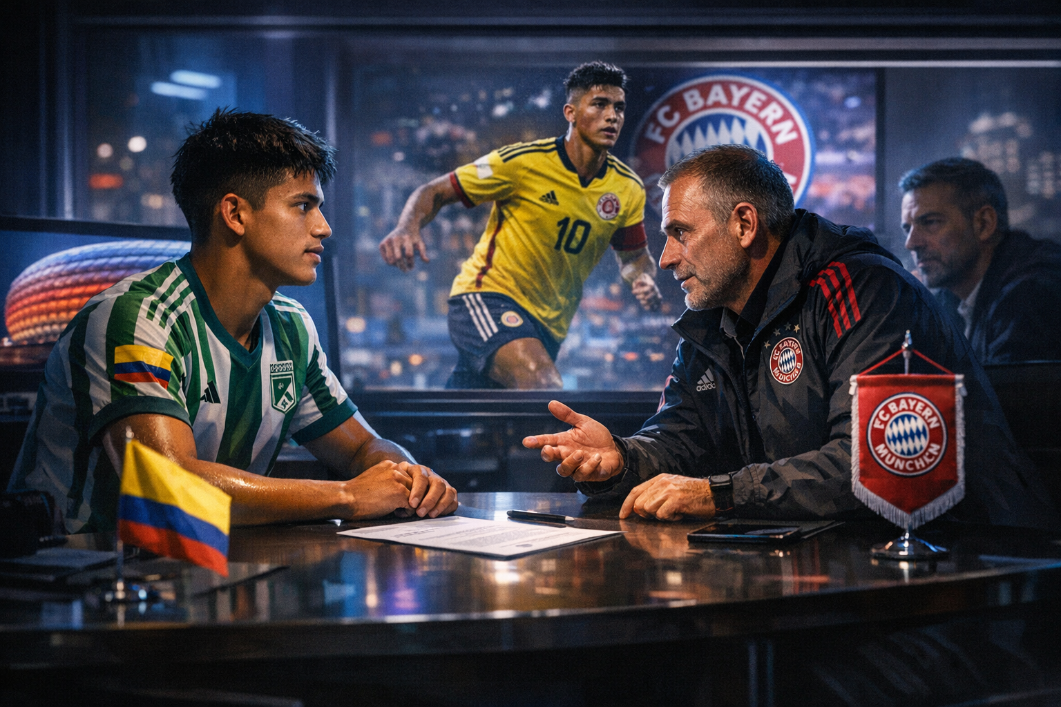 Bayern Munich Intensifies Pursuit of Talented Colombian Midfielder Samuel Martinez